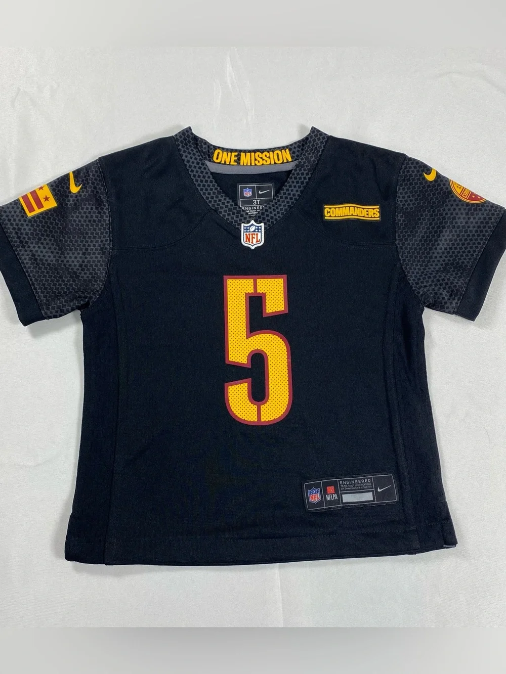 Nike Jayden Daniels #5 Washington Commanders Youth 3T Jersey NWT On Field NFL
